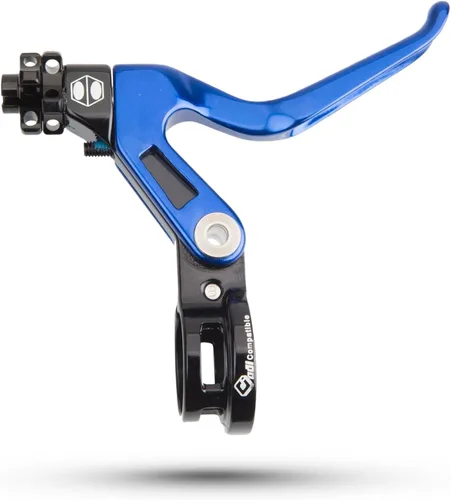 Miniatura 10 de Box One Genius - Palanca de freno BMX con abrazadera, tres palancas de freno reversibles de punto en V forjado en frío, alcance ajustable