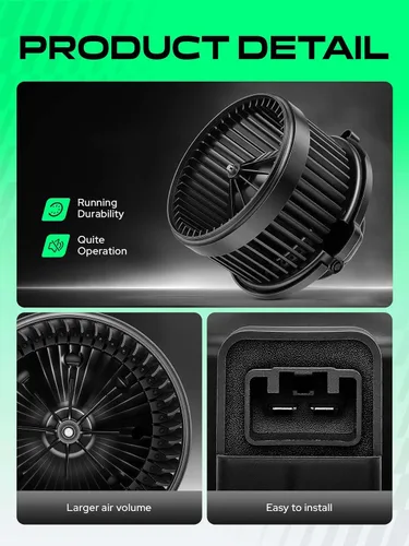 Miniatura 5 de Motor del ventilador del calentador de A/C con montaje de jaula de ventilador de repuesto para Chevrolet Equinox 2006-2016, Captiva Sport 2012-2015