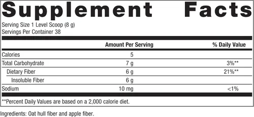 Miniatura 4 de Metagenics MetaFiber - 0.16 oz de fibra dietética - Apoya la regularidad gastrointestinal y alivio ocasional del estreñimiento* - Mezcla de fibra