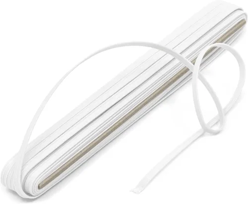 Miniatura 4 de Dritz Bebé suave elástico blanco, 1/8" (3,1 mm)