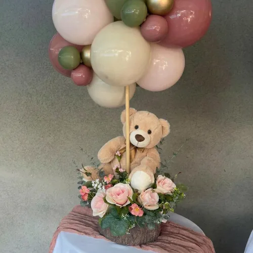 Miniatura 2 de MaoGoLan Paquete de osos de peluche para baby shower, 12 paquetes de pequeños osos de peluche en oferta, osos de peluche pequeños de 13.5" de felpa