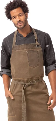 Miniatura 19 de Chef Works Delantal con pechera unisex Dorset Chefs