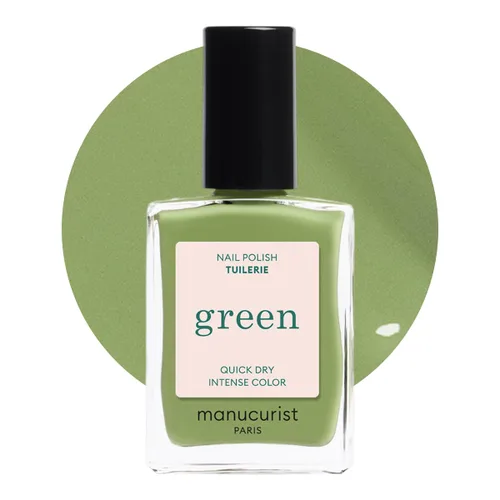 Miniatura 19 de Manucurist Esmalte de uñas verde de secado rápido, cuarzo (marrón brillante), sin 9 unidades, a base de plantas y vegano, no tóxico, clásico
