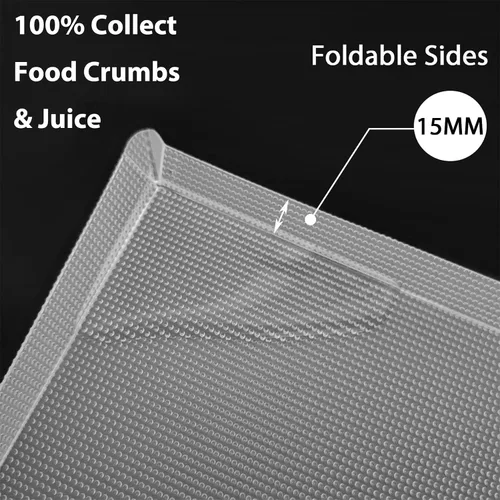 Miniatura 2 de WK Juego de 3 tablas de cortar de plástico flexible con labio, tabla de cortar plegable para cocina, tablas de cortar transparentes, hojas