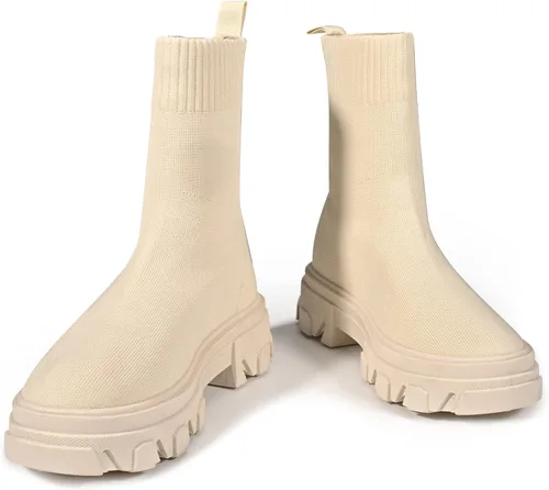 Miniatura 6 de READYSALTED - Botines de plataforma para mujer con tacón grueso (DENAH601)
