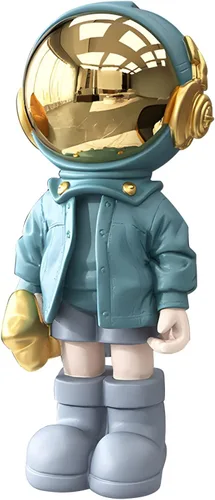 Miniatura 7 de Figura de astronauta, escultura de hombre espacial de resina con asa, para decoración de mesa del hogar, estantería, sala de estudio, decoración