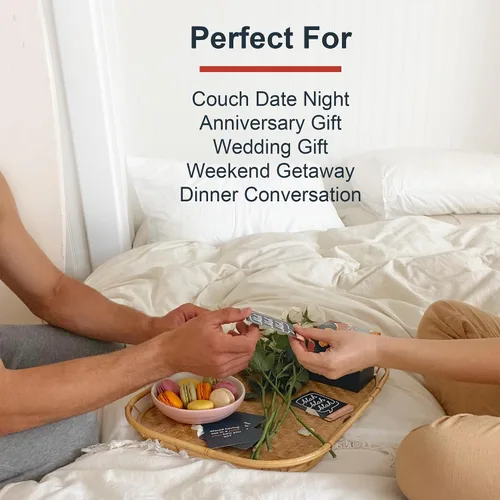 Miniatura 5 de FLUYTCO Love Lingual: El juego de cartas original para parejas 150 tarjetas de inicio de conversación para una cita nocturna, conexión más