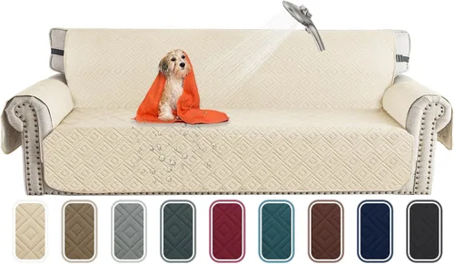Miniatura 44 de XINEAGE Funda 100% impermeable para silla y sofá para mascotas, funda antideslizante para sofá, fundas lavables para silla, protector de muebles
