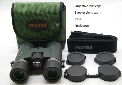 Miniatura 2 de PENTAX Binoculares AD 7x32 ED para observación de la naturaleza, revestimiento múltiple completo, construcción impermeable