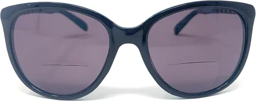 The Laguna - Lentes de sol bifocales de lectura redondos, diseño de mariposa y ojo de gato para mujer