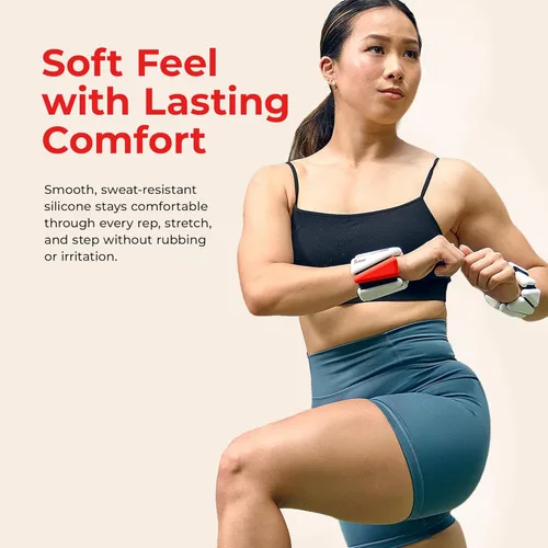 Miniatura 3 de Sunny Health & Fitness - Pesas de tobillo para mujeres y hombres – Pesas ajustables para muñeca, brazo y pierna en pares de 1-2 libras Ideal