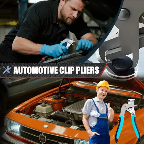Miniatura 5 de Alicates de clip para automóvil, alicates multifuncionales para automóviles, herramienta de extracción de clips, abre los paneles sin esfuerzo sin