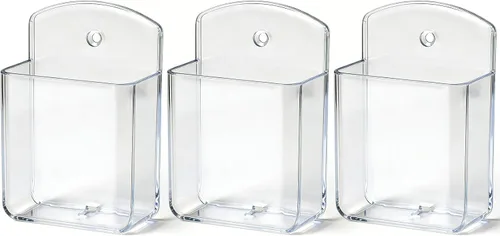Miniatura 9 de noonebutyou Soporte de control remoto de pared para TV, soporte autoadhesivo para rotulador, soporte para bolígrafo, para hogar, oficina, escuela