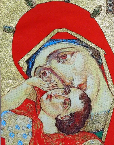 Miniatura 15 de Religious Gifts Tapiz con diseño de Virgen María y Nuestra Señora del Monte Carmelo de 18 pulgadas