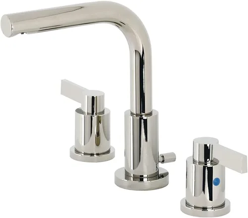 Miniatura 12 de Fauceture FSC8958NDL - Grifo de baño de 8 pulgadas con drenaje emergente, níquel cepillado