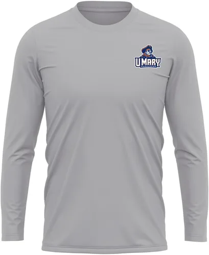 Miniatura 298 de Camisa deportiva de manga larga oficial de la NCAA Collegiate para hombre, con logotipo en el pecho izquierdo, colección Athletic Heather