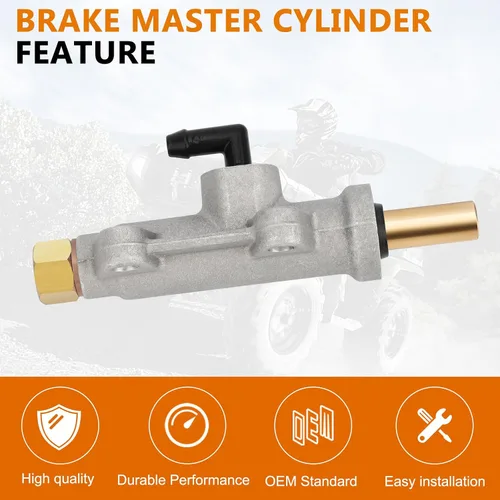 Miniatura 5 de M MATI Cilindro maestro de freno trasero para Polaris Sportsman 335 400 450 500 600 700 800 Scrambler 400 500 Diesel 455 Sport 400 Trail Blazer 250