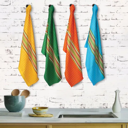 Miniatura 4 de Urban Villa Toallas de cocina 100% algodón para cocina (juego de 4) paños de cocina de 20 x 30 pulgadas, altamente absorbentes, juego de ropa de 002