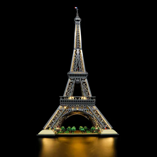 Miniatura 3 de BRIKSMAX Kit de iluminación LED para LEGO-10307 Torre Eiffel – Compatible con el modelo de bloques de construcción de Arquitectura Lego – No incluye