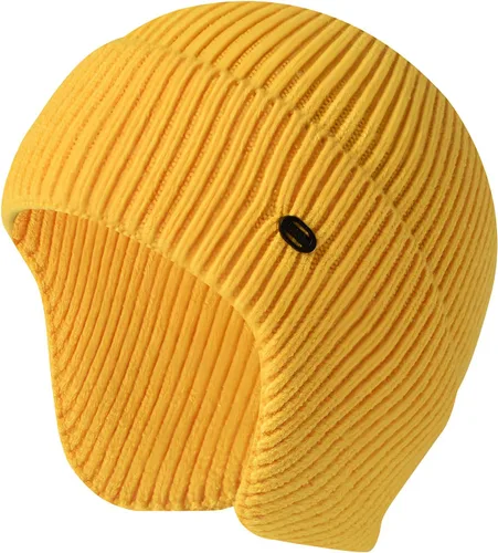 Miniatura 7 de Gorros de invierno para hombre, para exteriores, elásticos, de punto, con orejeras, resistentes al viento