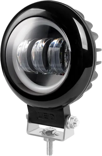 Miniatura 4 de Luz Antiniebla Redonda de 5 Pulgadas 30W Pods LED Blancos Haz de Inundación Para Automóvil 4x4 Todoterreno Camión 12V 24V LED Ojos de Ángel Ámbar