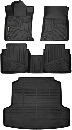 Miniatura 65 de Alfombrillas y forro de carga para Jeep Grand Cherokee L 2021-2025 (solo para 6 plazas sin consola central), alfombrillas de automóvil TPE para todo