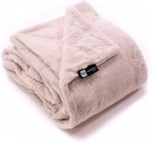 Miniatura 11 de Minky Designs Arctic Lynx Minky Blanket – Manta ultrasuave de piel sintética para sofá, cama y hogar – Esponjosa, cálida y lujosa – Colección Posh
