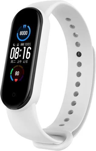 Miniatura 21 de hengkang Compatible con Amazfit Band 5/Xiaomi Mi Band 6/Mi Band 5, correas de repuesto ajustables de silicona deportiva para Amazfit Band 5, Mi Band