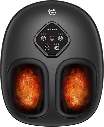 Miniatura 14 de COMFIER Shiatsu - Masajeador de pies con calor, vibración, máquina de masaje de pies de compresión rodante para fascitis plantar, dolor neuropatía