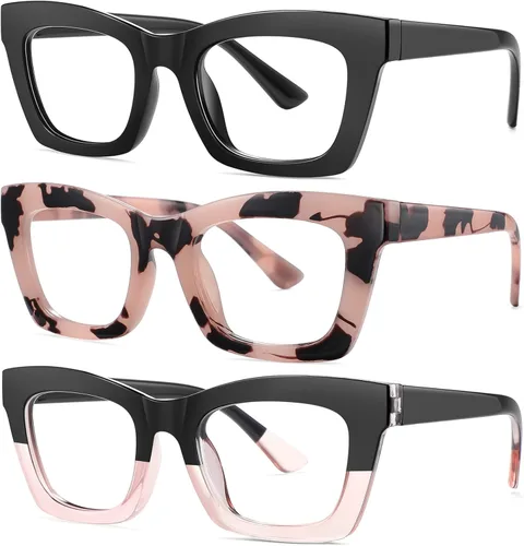 Okany Gafas de Bloqueo de Luz Azul para Mujeres y Hombres de Moda para Pantalla de Computadora Juegos TV Teléfonos Anti Fatiga Ocular y Resplandor