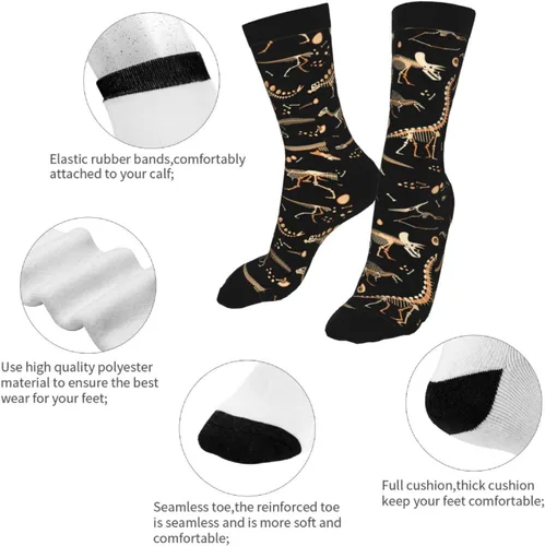 Miniatura 7 de Calcetines divertidos de vestido redondo para hombres y mujeres