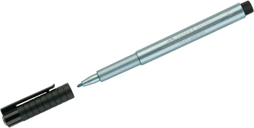 Miniatura 9 de Faber-Castell Art & Graphic Pitt Artist Pen Metallic 1.5 India Ink Pen, negro, bolígrafo de un solo pitt, para arte, manualidades, dibujo, bocetos