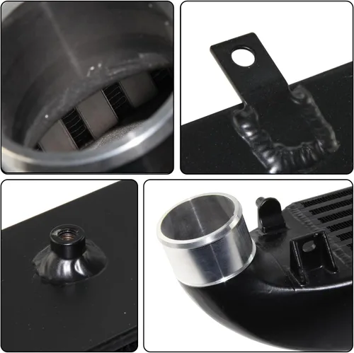 Miniatura 2 de Intercooler de montaje frontal de ajuste de alto rendimiento para Ford Fiesta ST 2014-2019 Negro