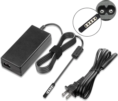 Miniatura 2 de Cargador Surface Pro 1 Pro 2 Pro RT, adaptador de fuente de alimentación de superficie de 43 W, 12 V, 3.58 A, cable de alimentación para Microsoft
