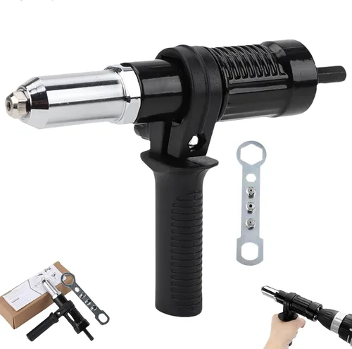 Adaptador de pistola de remache eléctrica,Adaptador de remache para taladro,Kit de adaptador de pistola de remache eléctrica profesional,Herramienta