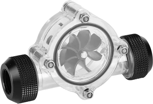 Aramox 8 Impulsores G1/4 Roscado Puerto Hembra a Hembra Indicador Medidor para Refrigeración por Agua de PC (negro)