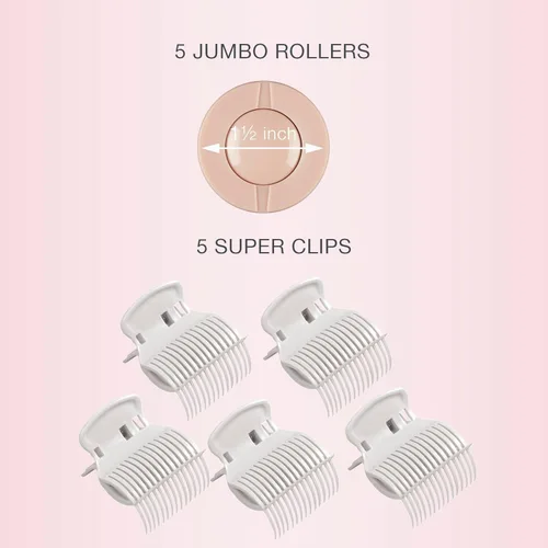 Miniatura 4 de Conair Rollos para volumen con calor instantáneo, Blanco