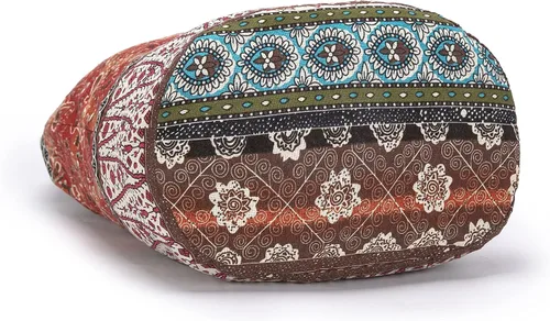 Miniatura 14 de Bolsa de hombro para mujer, de lona en estilo hippie/bohemio para llevar cruzada al hombro, disponible en diferentes colores y estampados