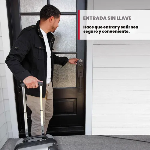 Miniatura 2 de Kwikset HomeConnect 620 Z-Wave Cerradura Inteligente con Teclado de Largo Alcance Habilitado, Entrada Conveniente sin Llave, Códigos de Usuario