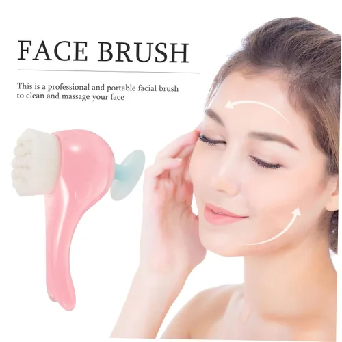 Miniatura 3 de FRCOLOR Cepillo exfoliante facial Cepillo de limpieza facial Limpiador facial Limpiador facial