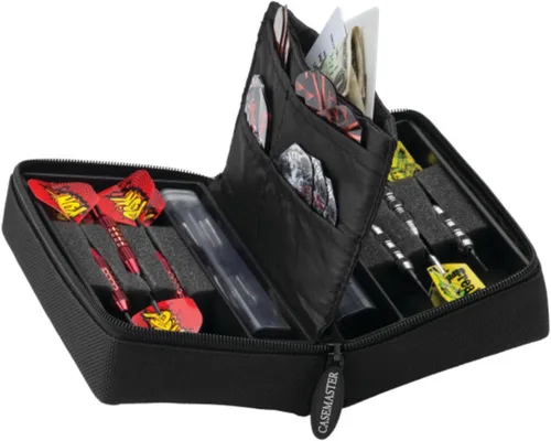 Miniatura 6 de Casemaster Elite Jr. Estuche de viaje de nylon para 6 dardos, color negro