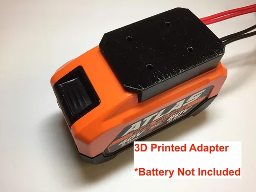 Miniatura 3 de ADAPTADOR DE BATERÍA para ATLAS 40V O 80V CONECTOR COMPATIBLE 12 CABLE DE AUMENTO MONTABLES Negro