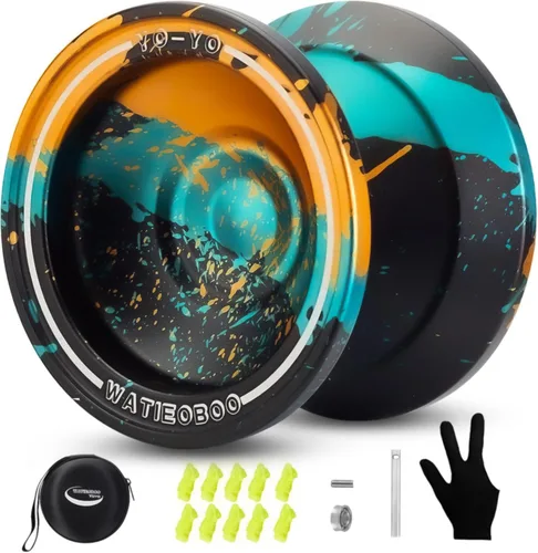Miniatura 15 de Yoyo de metal W07 de doble modo: yoyo sensible y no sensible, una opción para niños y adultos, adecuado para principiantes y jugadores avanzados