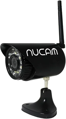 NUCAM 32 GB Base magnética portátil inalámbrica alimentada por batería RV/Remolque/Camión Cámara de respaldo NuCam WR cámara IP de vigilancia con