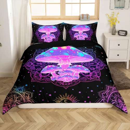 Miniatura 32 de Erosebridal Juego de ropa de cama para niños de construcción tamaño individual para niños, cubierta de edredón para camiones excavadoras, juego