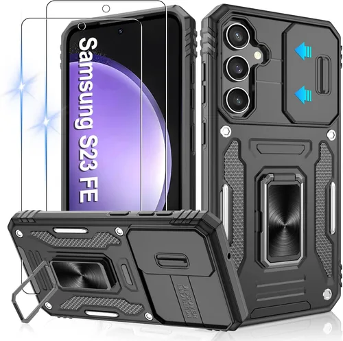 Miniatura 229 de Gritup para Samsung Galaxy S22 Funda con protectores de pantalla HD de 2 paquetes y cubierta deslizante para la cámara, protección contra caídas