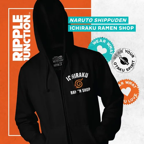 Miniatura 2 de Ripple Junction Naruto Shippuden Ichiraku Ramen - Sudadera unisex con cremallera para adulto