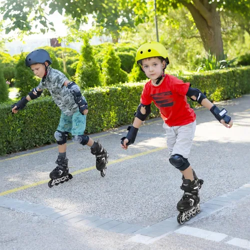 Miniatura 4 de Nattork Patines en línea ajustables para niñas y niños con ruedas completamente iluminadas, patines en línea para principiantes para niños y jóvenes