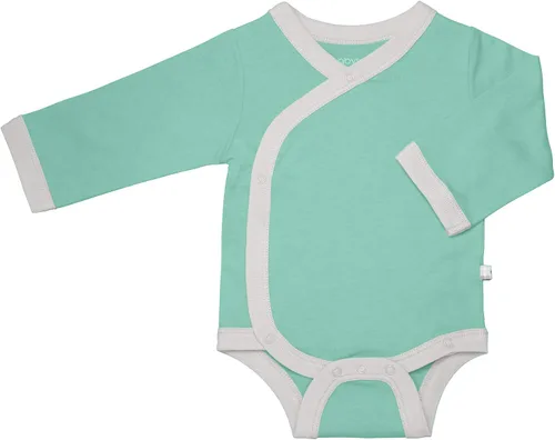 Miniatura 9 de Babysoy Kimono de algodón orgánico de manga larga Onesie Bodysuit