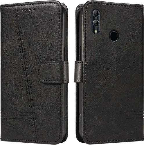 Funda con tapa para Huawei Nova Lite 3, protección de 360 grados, a prueba de golpes, de piel sintética, con función atril y 3 ranuras para